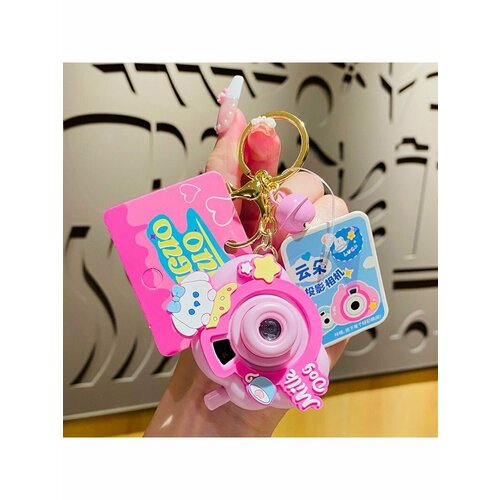 Брелок, гладкая фактура, розовый