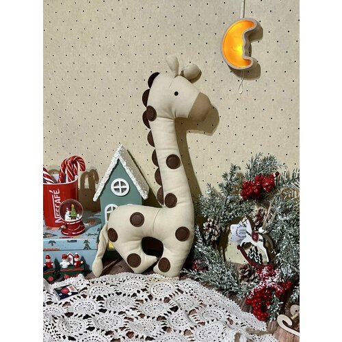 Текстильная интерьерная игрушка Жираф сплюшка