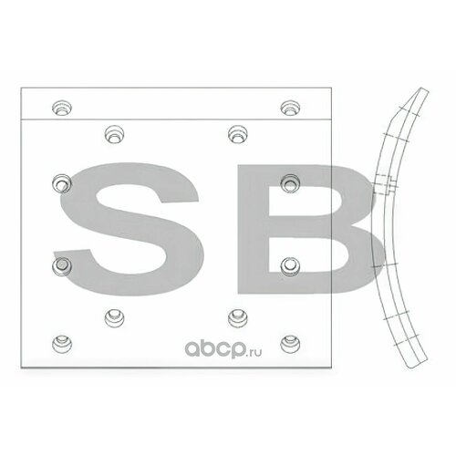 Накладка тормозная GRANBIRD R 1259₽