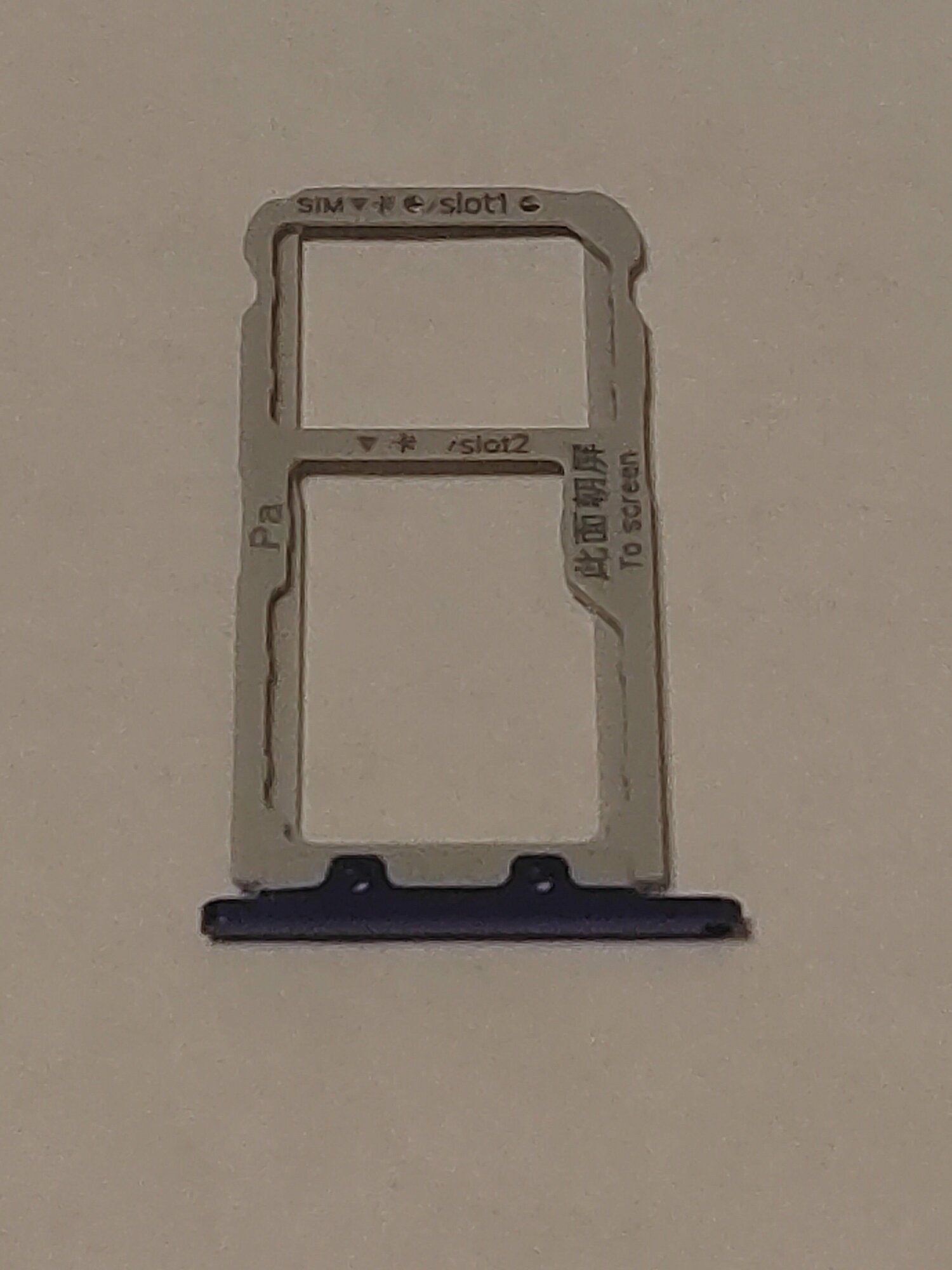 Сим лоток для huawei nova 3( par-lx1) синий