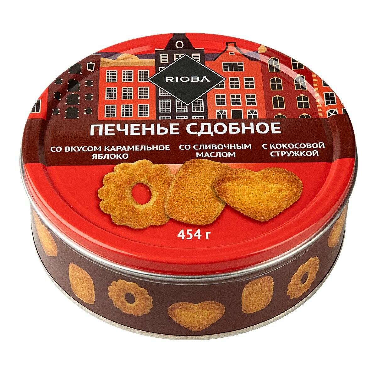 Rioba Печенье сдобное "Ассорти", 454 г, 3 уп