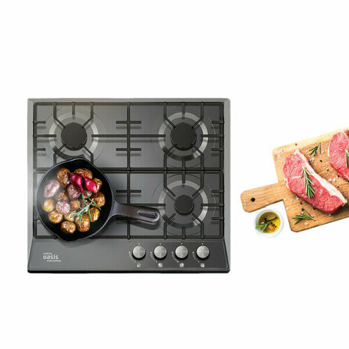 Встраиваемая газовая варочная панель Oasis P-MWRT B 2824800₽