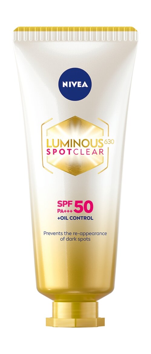 Выравнивающий крем-флюид для лица против пигментации Nivea Luminous 630° Spot Clear SPF 50 PA+++ 40 мл .