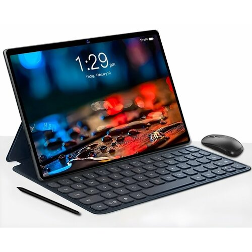 Мощный планшет с клавиатурой чехлом 8512GB 101 Android 12 17490₽