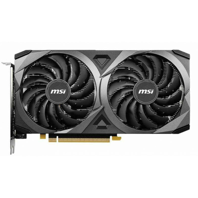 MSI PCI-E 4.0 RTX 3060 VENTUS 2X 12G NVIDIA GeForce RTX 3060 12Gb 192bit GDDR6 1680/15000 HDMIx1 DPx3 HDCP Ret