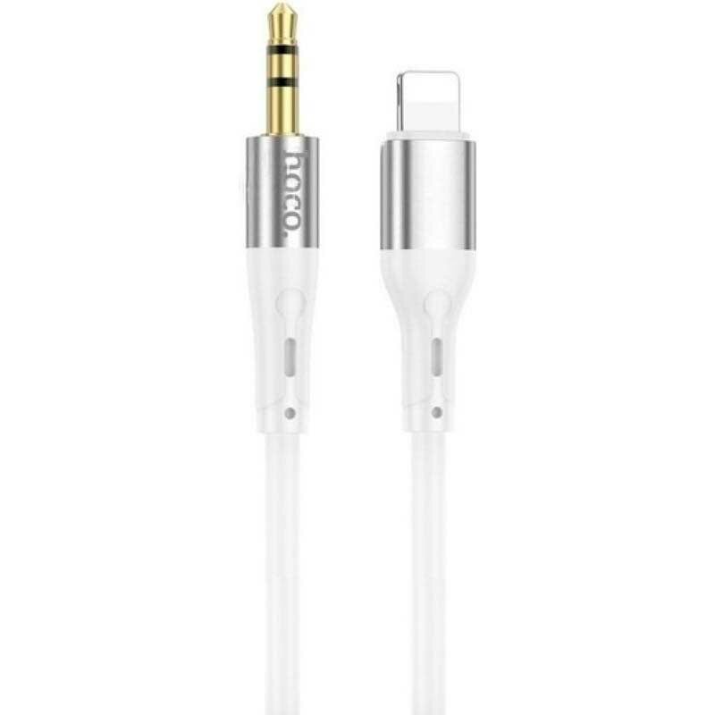 Аксессуар Hoco UPA22 DC Jack 3.5mm - Lightning 1m White 6931474769480