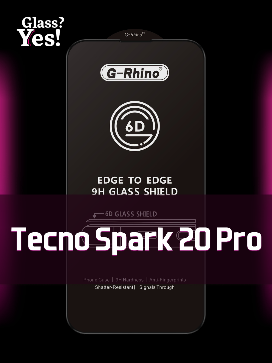 Защитное cтекло на Tecno Spark 20 pro