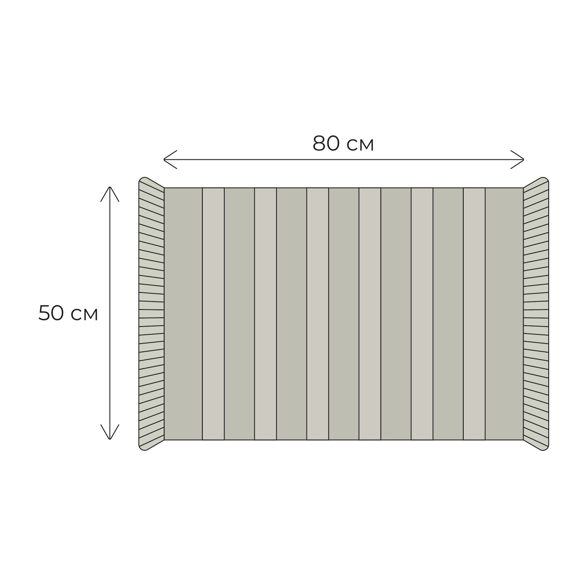 Коврик для ванной Fixsen Sandal 50x80 см цвет светло-серый - фото №8