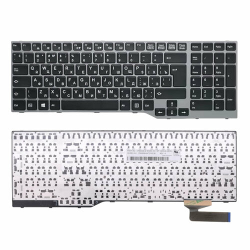 Клавиатура для ноутбука Fujitsu-Siemens LifeBook E556 E554 E753 E756 E754 p/n: MP-12S96D0JD85W клавиатура для ноутбука fujitsu siemens lifebook p7230 p n