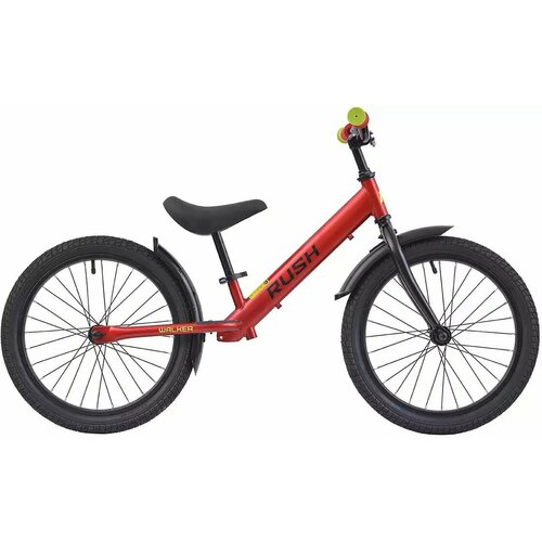 Детский велосипед Rush Hour Walker 18, год 2024, цвет Красный