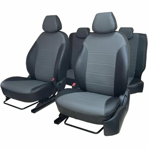 Чехлы из экокожи для сидений на Форд Фокус 2 с 2005 по 2011 г. в. Ford Focus II Comfort Sd/Hb/Wag с 05-11г.