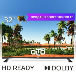 32" Телевизор Olto 32H337 2021 VA, черный