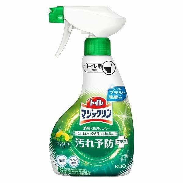 Чистящее и дезодорирующее средство для туалета KAO Toilet Magiclean Deodorant & Clean Citrus Mint с цитрусово-мятным ароматом 350мл.