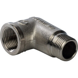 Угольник STOUT НВ никелированный 3/8 SFT-0012-000038