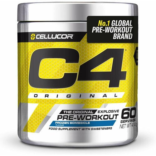 cellucor c4 original 30 порц апельсин Предтренировочный комплекс Cellucor Frozen Bombsicle, 390 гр, 1 банка