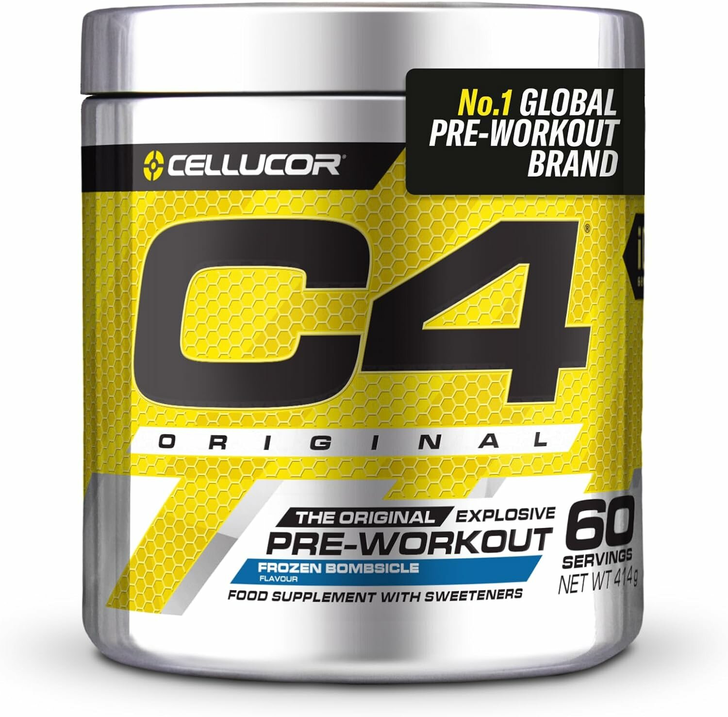 Предтренировочный комплекс Cellucor Frozen Bombsicle, 390 гр, 1 банка