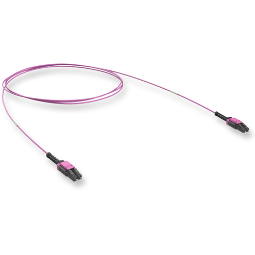 Оптический патчкорд LC/LC Duplex Uniboot, Push-Pull-Boot, 50/125 OM4, FRNC, ULL, 10 м Patchwork Оптический патчкорд (89114008)