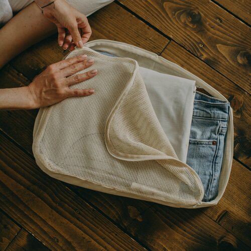 Кофр для хранения вещей на молнии 40х28х8 см 4600₽