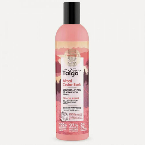 Изображение товара Шампунь-био для поврежденных волос Natura Siberica Doctor Taiga, 400 мл