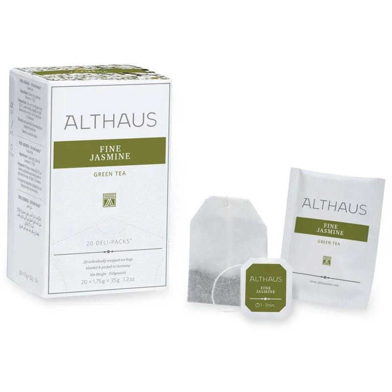 Чай Althaus Deli Pack Fine Jasmine ,20пак x 1,75г