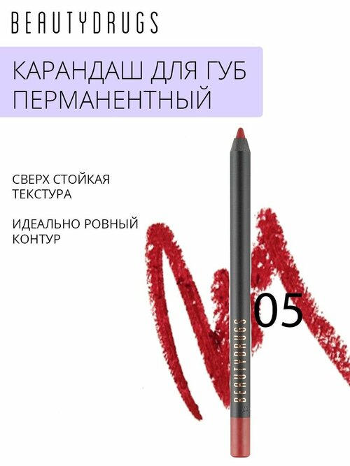 Карандаш для губ гелевый стойкий Lip Pencil