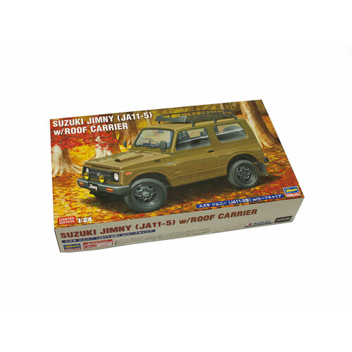 20606 Hasegawa Автомобиль Suzuki Jimny (JA11-5) w/Roof Carrier (1:24) sanjods roof rack box heavy duty roof mounted cargo basket rack l51in x w40in autobox roof top luggage carrier with wind fairing