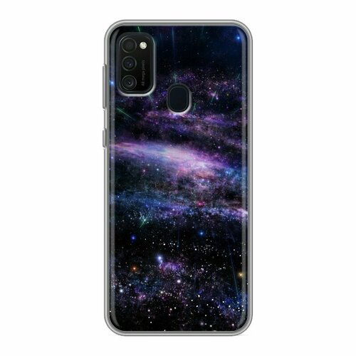 Дизайнерский силиконовый чехол для Samsung Galaxy M21 Звезды ультратонкий силиконовый чехол накладка для samsung galaxy m21 m30s с принтом морские звезды