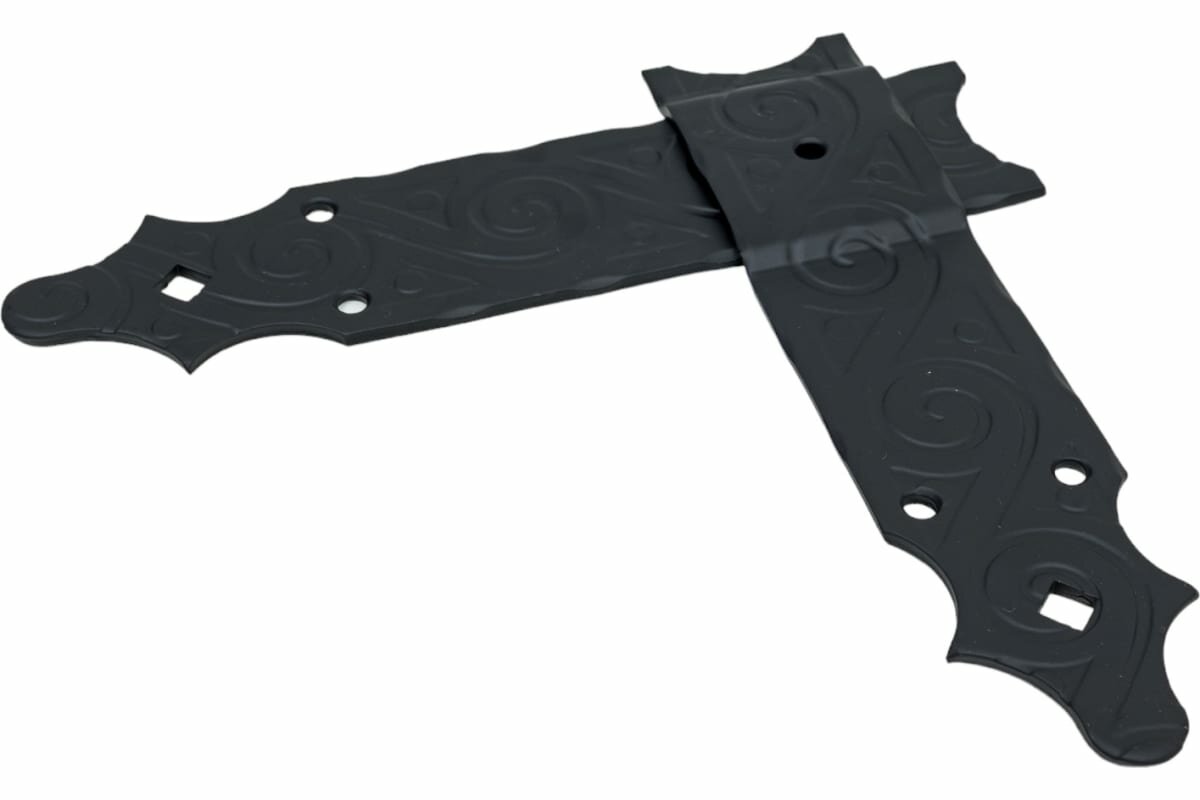 фото Уголок фигурный кованый 200х200х50 черный