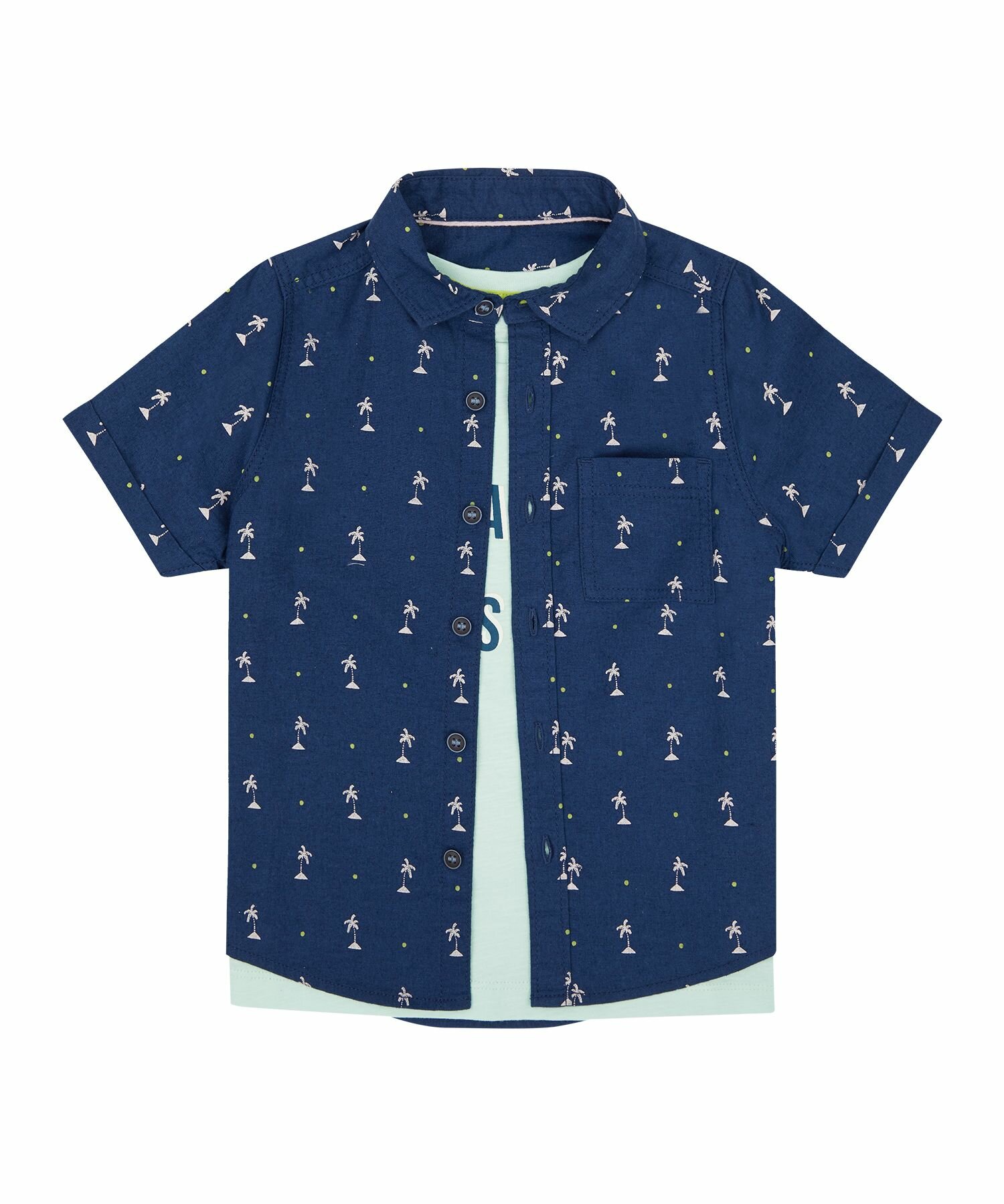 Комплект (сорочка верхняя/футболка) Mothercare Set (shirt/T-shirt) 110 Дети