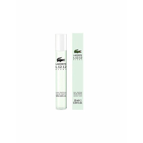 Lacoste men L.12.12. Blanc Eau Fraiche Туалетная вода 10 мл. mini туалетная вода lacoste l 12 12 blanc eau fraîche 100 мл