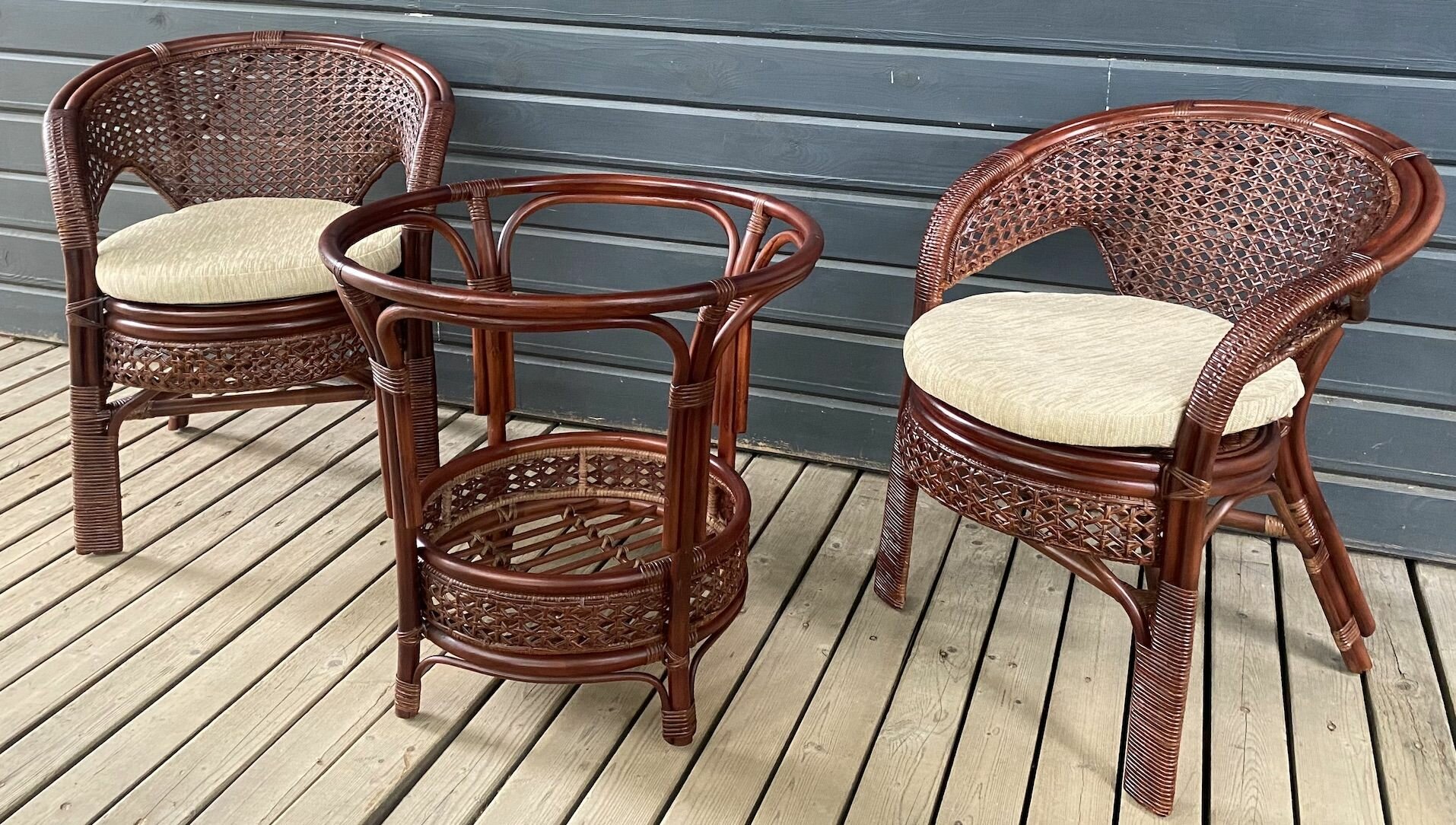 фото Комплект плетёной мебели из ротанга