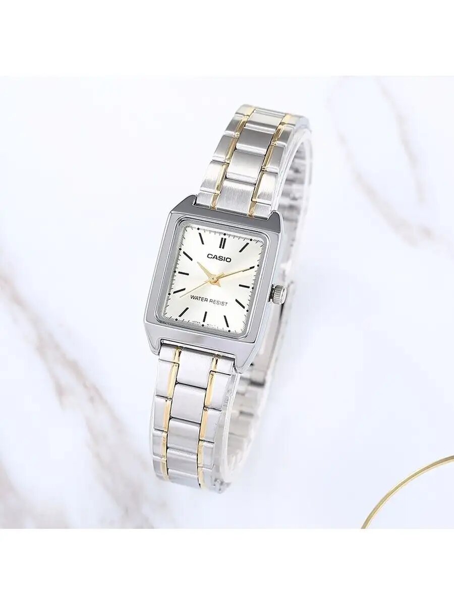 Наручные часы CASIO Standard, бежевый — фото 1