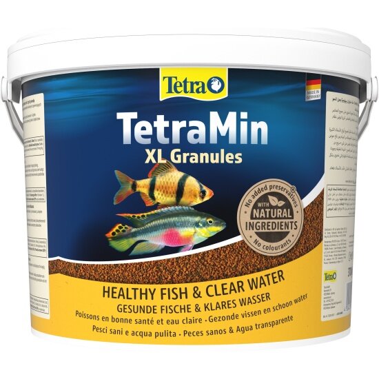 Корм основной для всех видов рыб Tetra Min XL Granules 10л гранулы