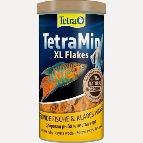 Изображение товара Корм основной для всех видов рыб Tetra Min XL Flakes 1000ml