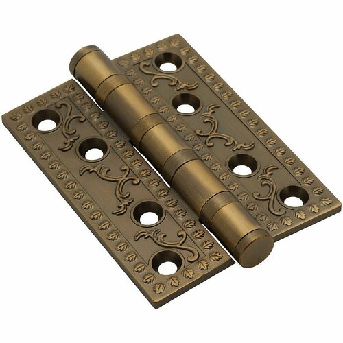 Петля дверная врезная Bravo HZ-10-4BB цвет ABB Античная МатБронза 2 шт 840₽