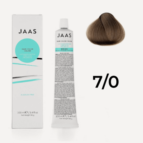 Изображение товара Крем - краска для волос профессиональная Jaas 7/0 Русый Натуральный 100 мл