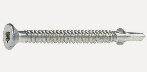 Изображение товара Саморез с крыльчаткой флюгель 4.8х32 мм, цинк, сверло TORX25 500 шт в карт. уп. STARFIX