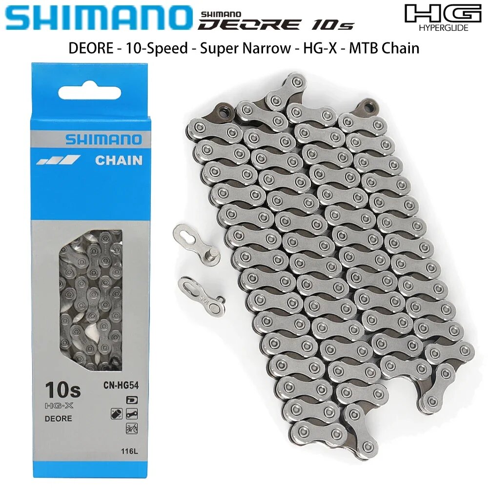 Цепь Shimano Deore HG54 10 скоростей, CN-HG54