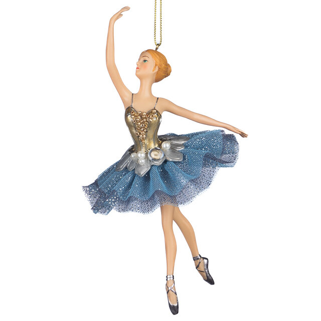 Елочная игрушка Балерина Клодетт - Делфтская прима 19 см, подвеска, Goodwill, TR20442-2