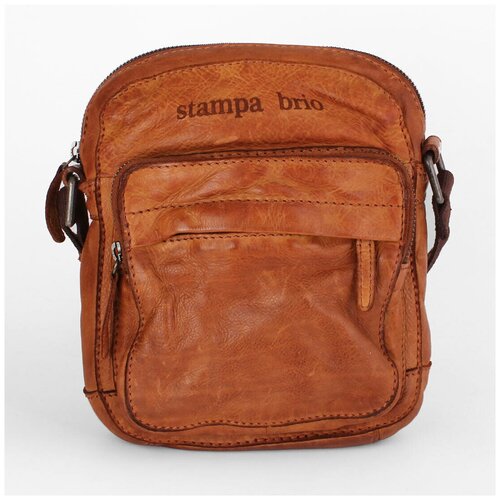 Сумка мужская Stampa Brio 7124 - 25177SW Tan