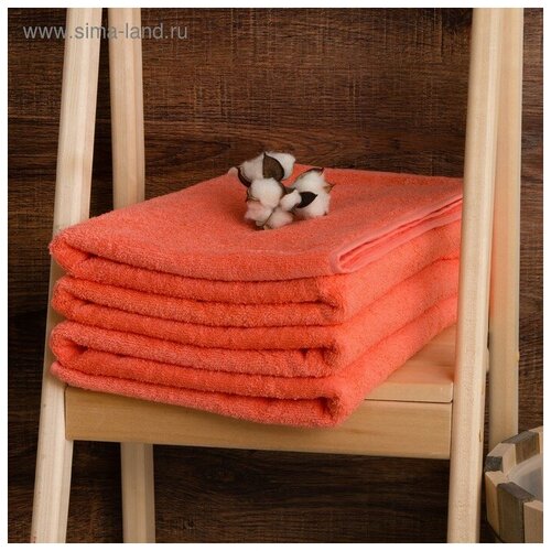 Простыня махровая гладкокрашеная, размер 155х200см