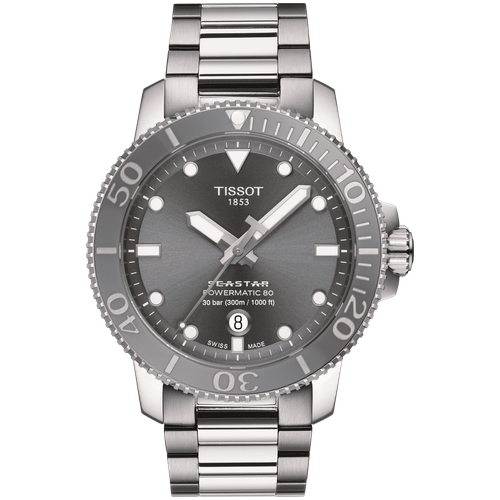 tissot seastar 2000 professional powermatic 80 t1206071104101 Наручные часы TISSOT T-Sport, серый