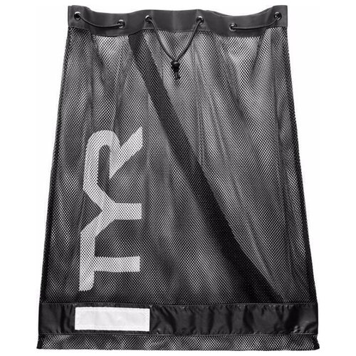 Сумка сетка для бассейна TYR Alliance Mesh Equipment Bag, цвет 001 (Black)