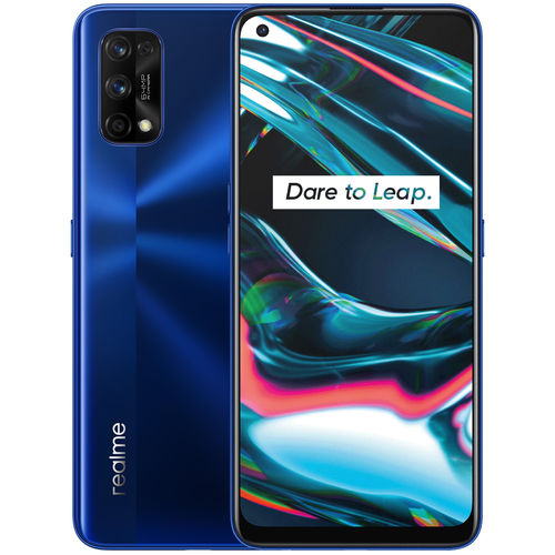 фото Смартфон realme 7 pro 8/128 гб ru, зеркальный синий