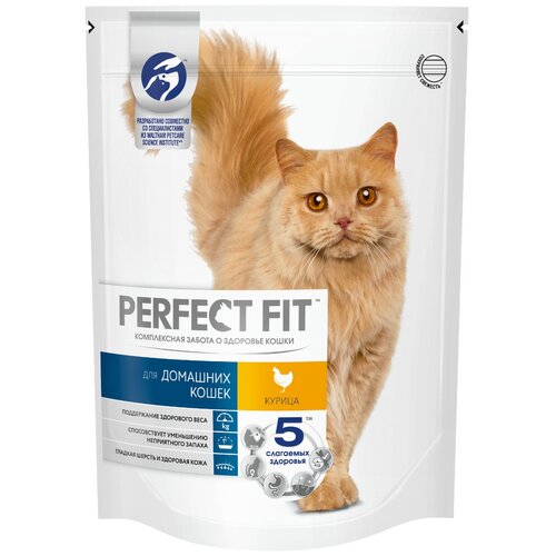 Perfect Fit корм для взрослых кошек всех пород, в домашних условиях,с курицей 2,5 кг
