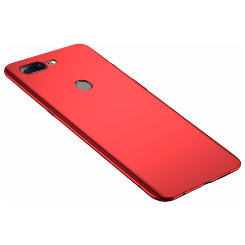 Чехол панель-крышка-накладка MyPads для OnePlus 5T из тончайшего и прочного пластика красная защитный чехол mypads панель накладка из тончайшего и прочного пластика на htc desire 300 черная