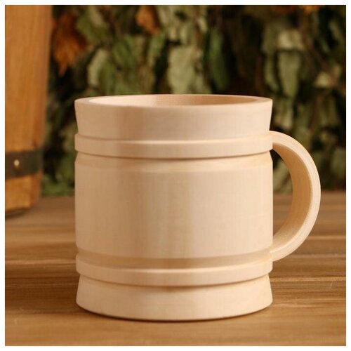 фото Кружка пивная сувенирная точеная 0,5 л с ручкой 2314493 сима-ленд