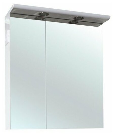 Зеркало-шкаф Bellezza Анкона-80 белый (свет.) (4619613000015) /6260/
