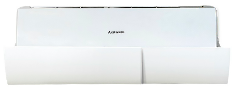 Ветрозащитный экран для кондиционера 56-102 см регулируемый универсальный (белый глянец)