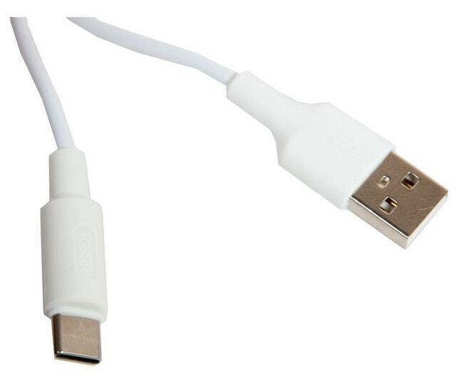 Кабель зарядки USB HOCO X25 Soarer для Type-C, 2.0 A, длина 1.0 м, white, 6957531080152 - фотография № 5